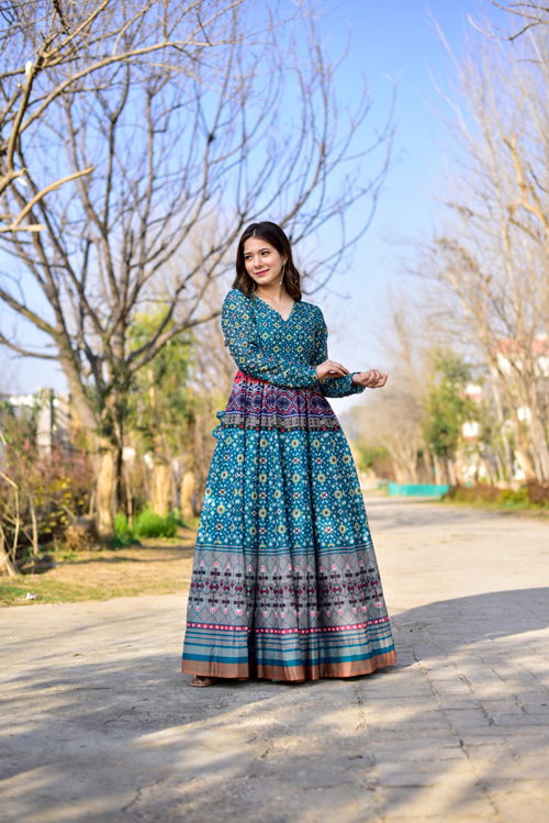 Aayaa 4 Festive Wear Wholesale Long Gown Collection